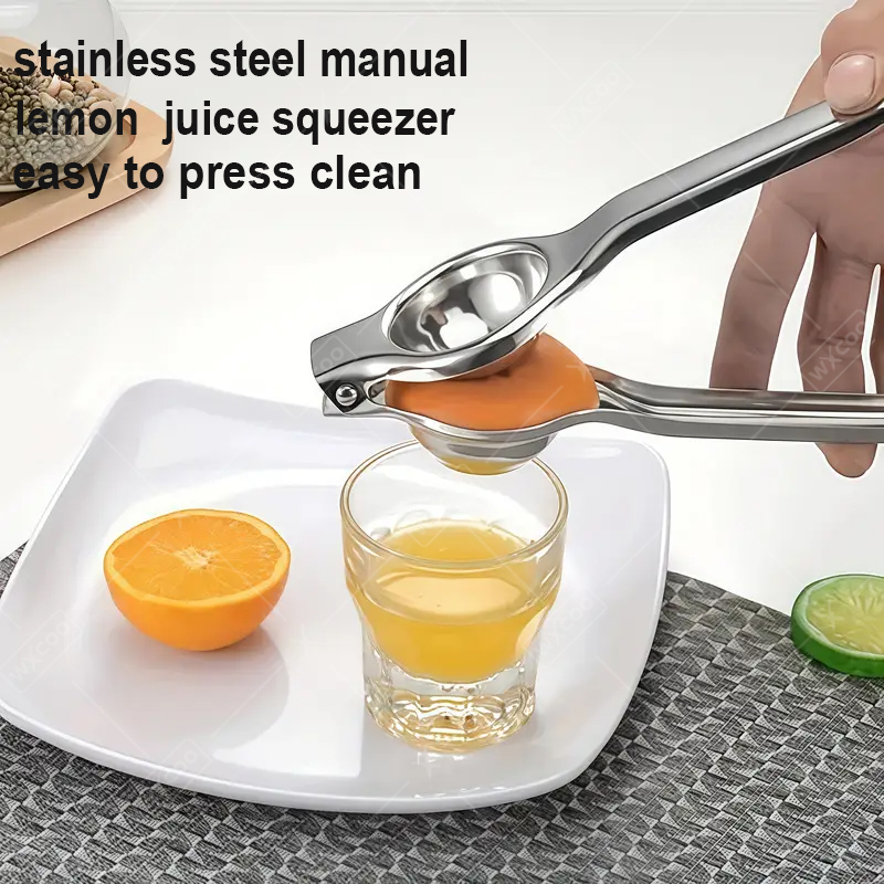 Citrus Juicer Bar - Zitronenpresse, Küchenzubehör, Edelstahl, manueller Zitruspresse, Zitronenfruchtpresse,