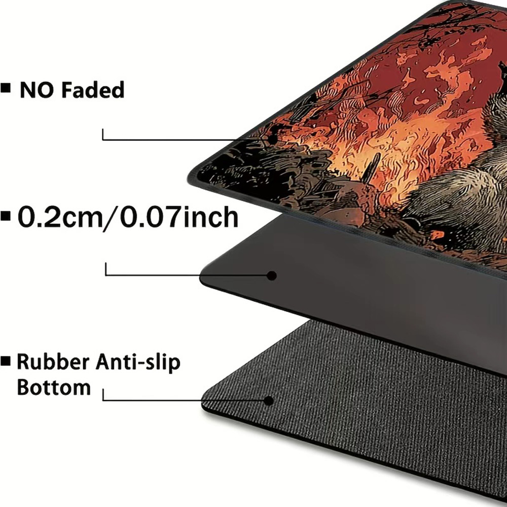 1 Stück „Raccoon in Flames“ MT – Bar Mat Rubber Bewertung und Preis