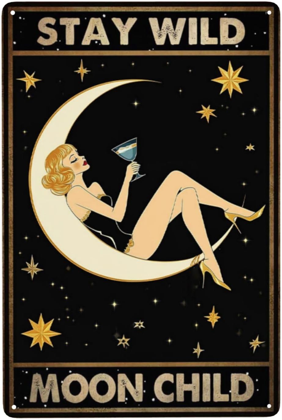 Stay Wild Moon Child Blechschi – Home Bar Lounge Bewertung und Preis